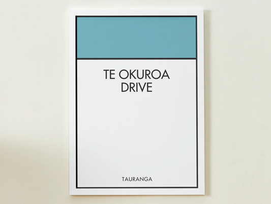 Te Okuroa Drive - Game Card Poster